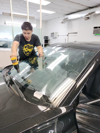 Car in Shop